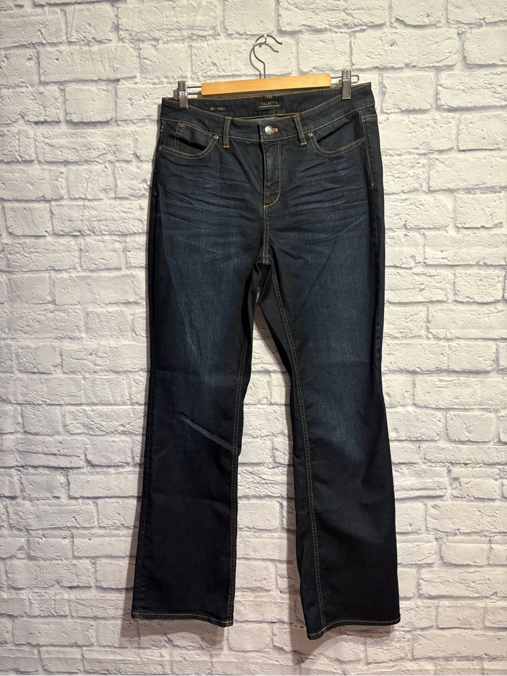 Talbots Dark Blue Bootcut Jeans Size 10